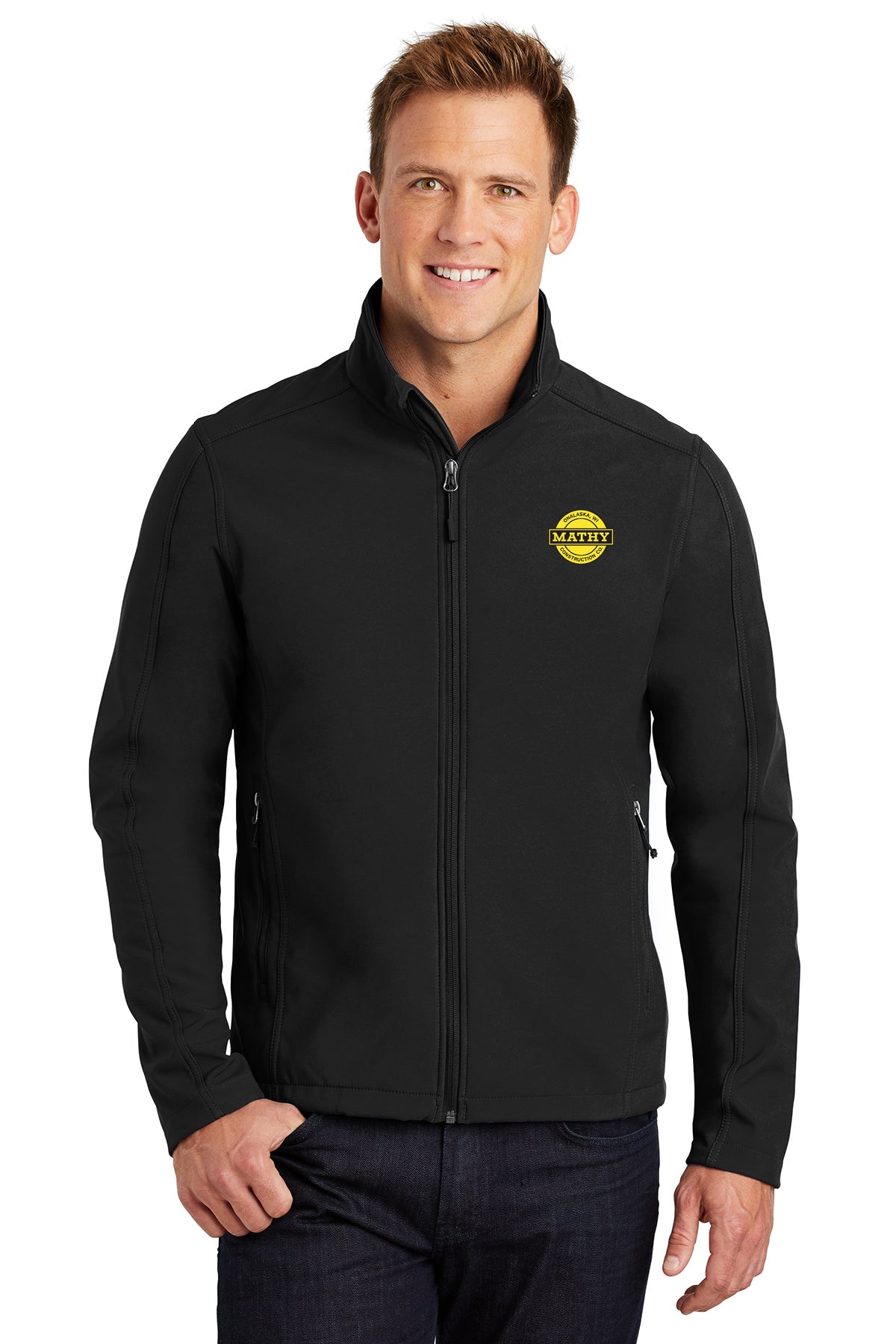 Mathy Construction Company Soft Shell Jacket (J317) (JS115E-LC-YB)