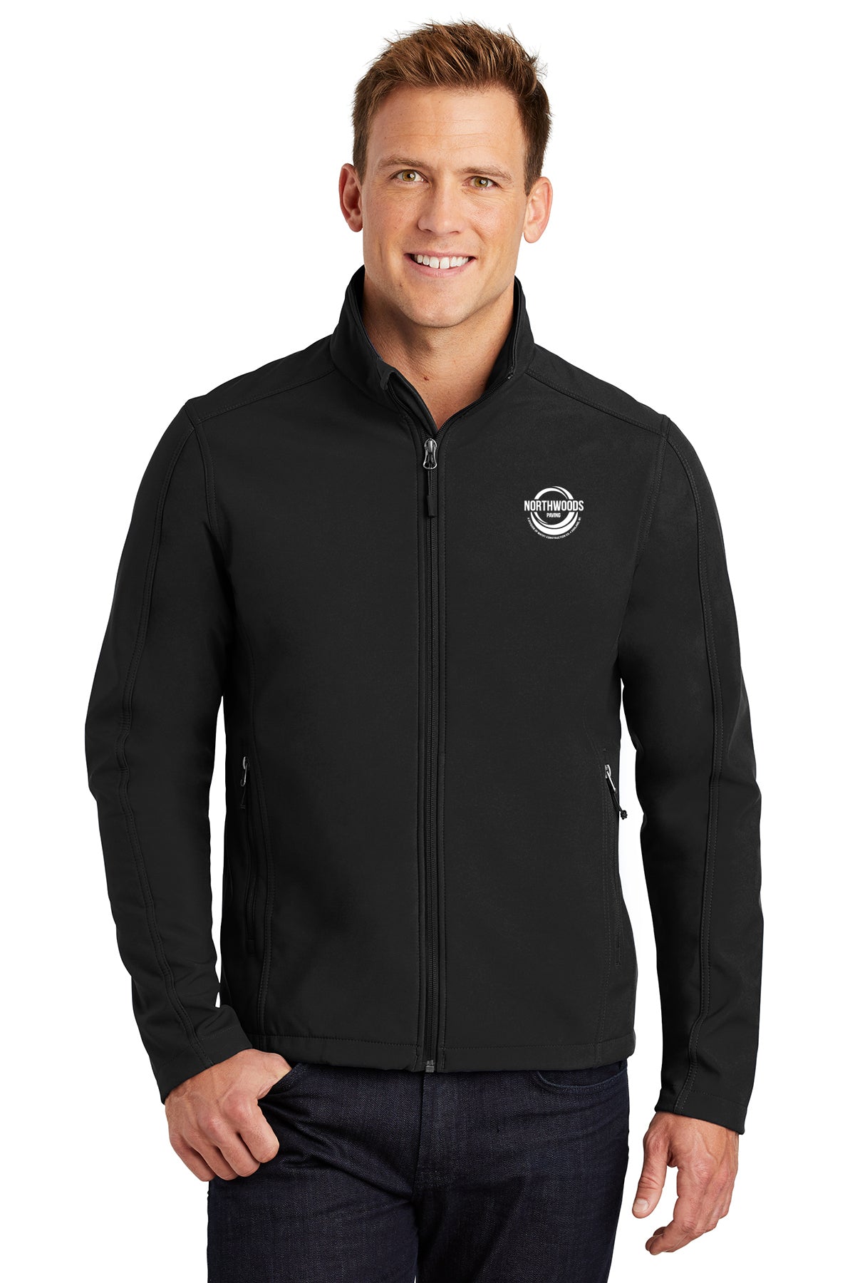 Northwoods Paving Tall Soft Shell Jacket