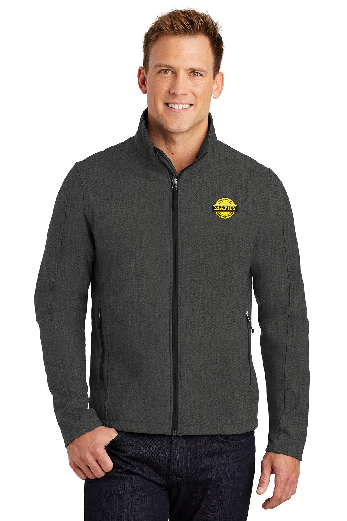 Mathy Construction Company Soft Shell Jacket (J317) (JS115E-LC-YB)