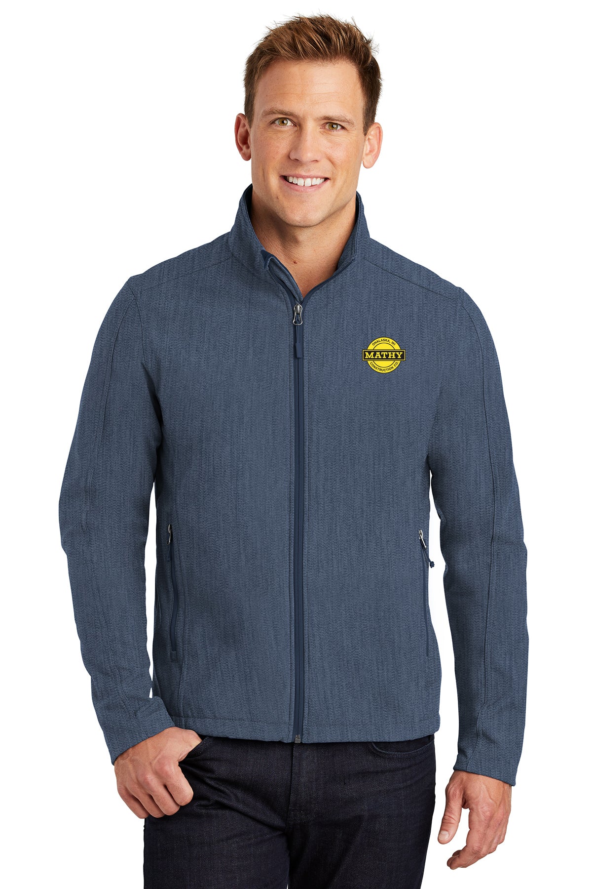 Mathy Construction Company Soft Shell Jacket (J317) (JS115E-LC-YB)