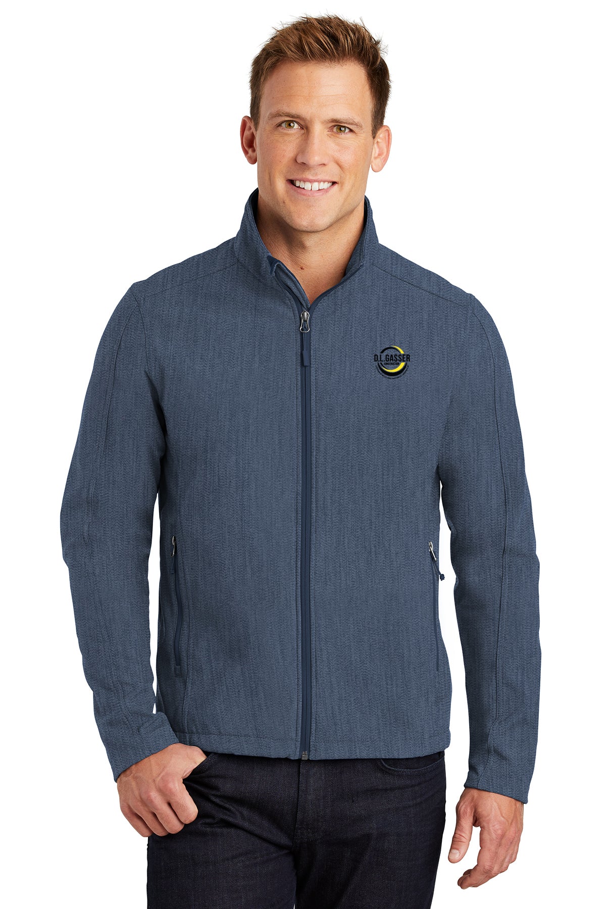 D.L. Gasser Construction Tall Soft Shell Jacket