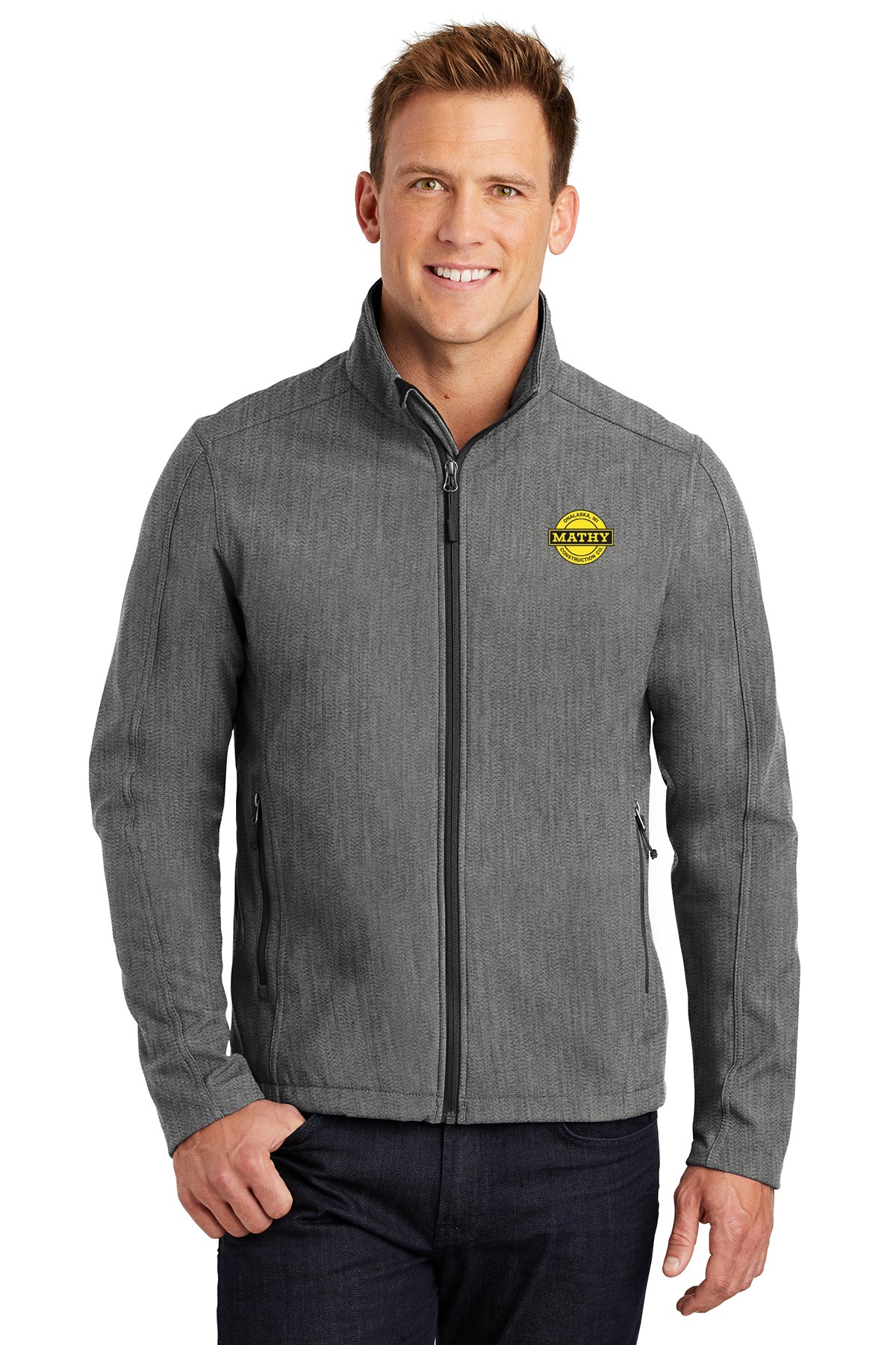 Mathy Construction Company Soft Shell Jacket (J317) (JS115E-LC-YB)