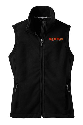 Molo Big 10 Mart Ladies Fleece Vest (L219) (HO04E-black) (HO80E-red)