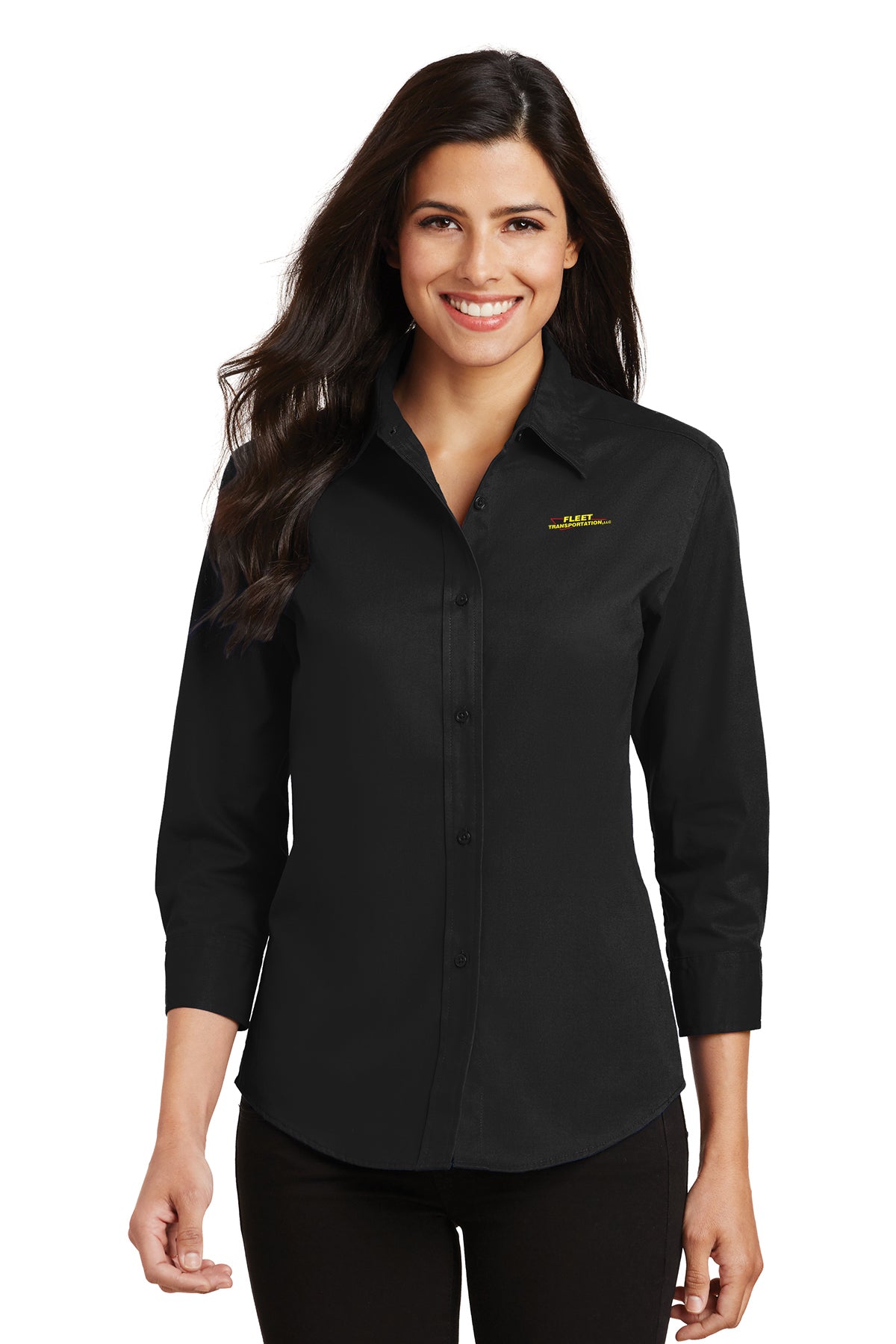 Fleet Transportation Ladies Button Up Shirt