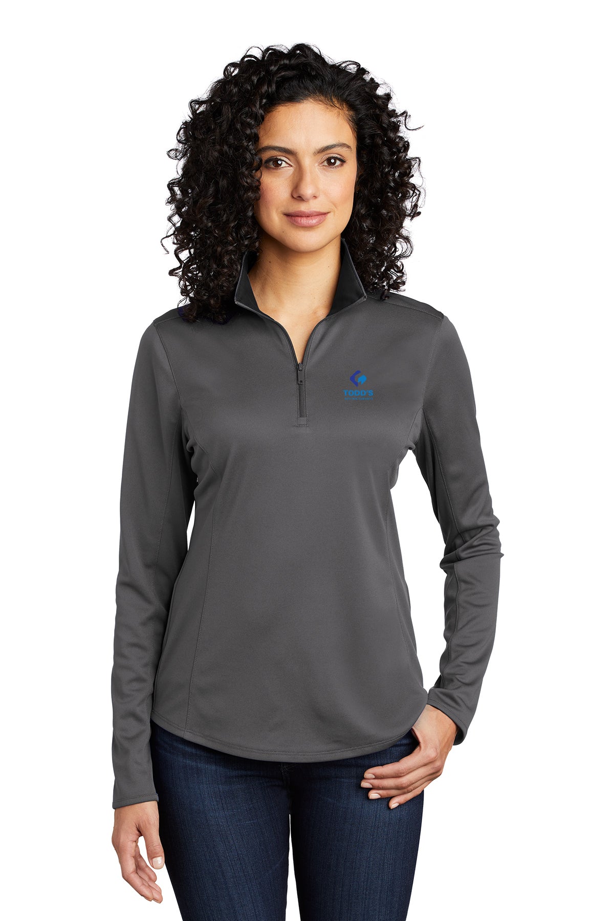 Todd's Redi-Mix Ladies's 1/4 Zip Pullover