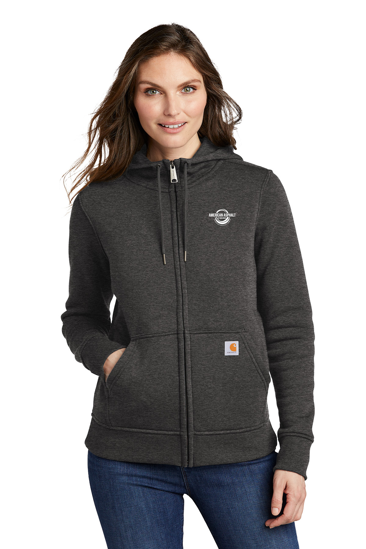 American Asphalt of Wisconsin Ladies Carhartt® Clarksburg Full-Zip Hoodie