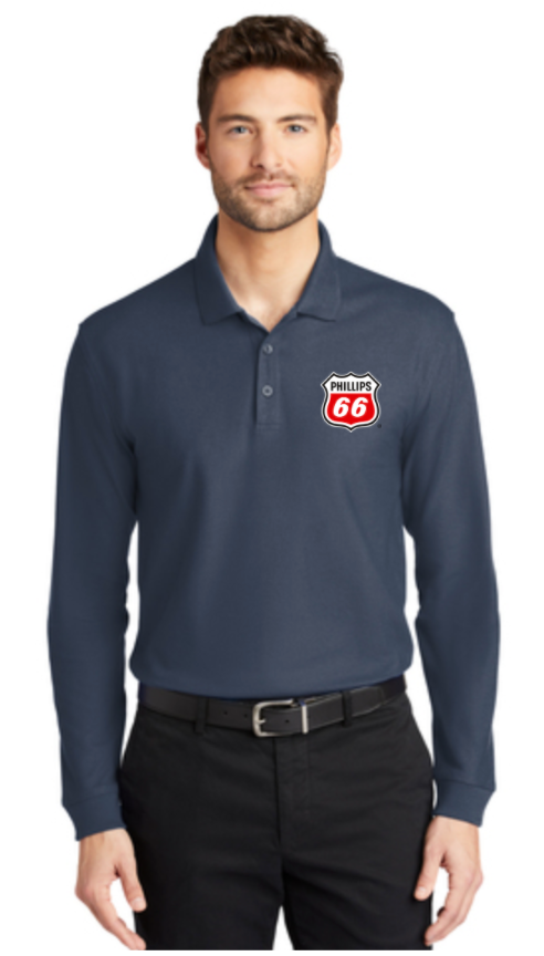 Phillips Dealer Classic Pique Long Sleeve Polo