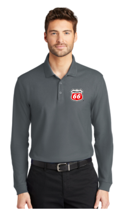 Phillips Dealer Classic Pique Long Sleeve Polo