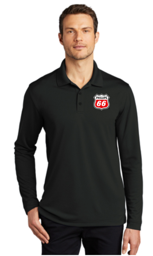 Phillips Dealer Dry Zone Long Sleeve Polo