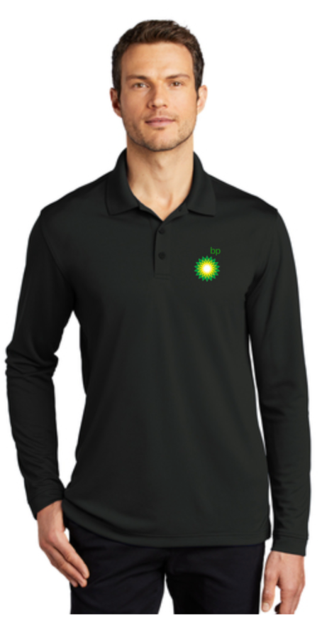 BP Dealer Dry Zone Long Sleeve Polo (K110LS) (HO03E-LC-GGYW)