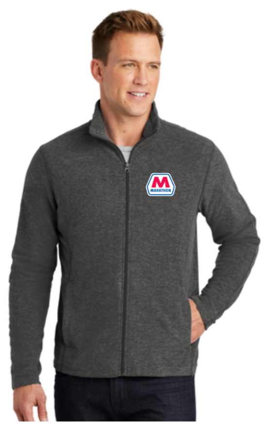 Marathon Dealer Heather Microfleece Full-Zip Jacket