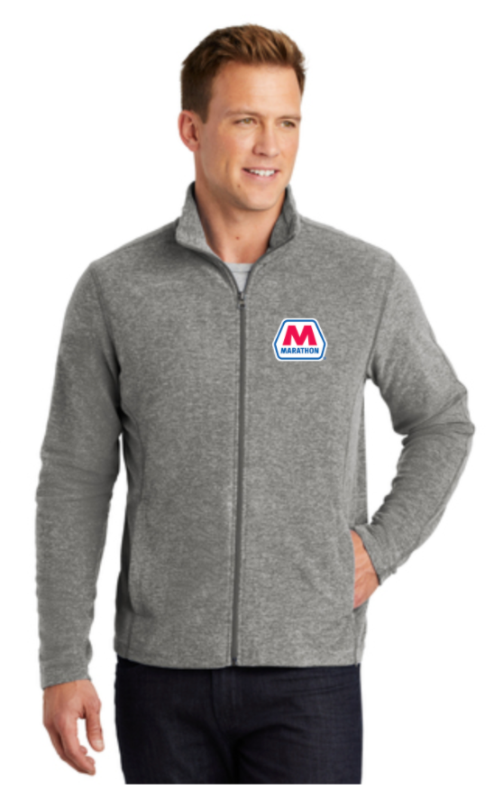 Marathon Dealer Heather Microfleece Full-Zip Jacket