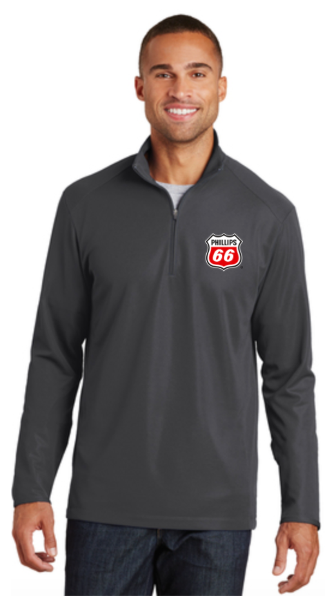 Phillips Dealer Pinpoint Mesh Quarter Zip