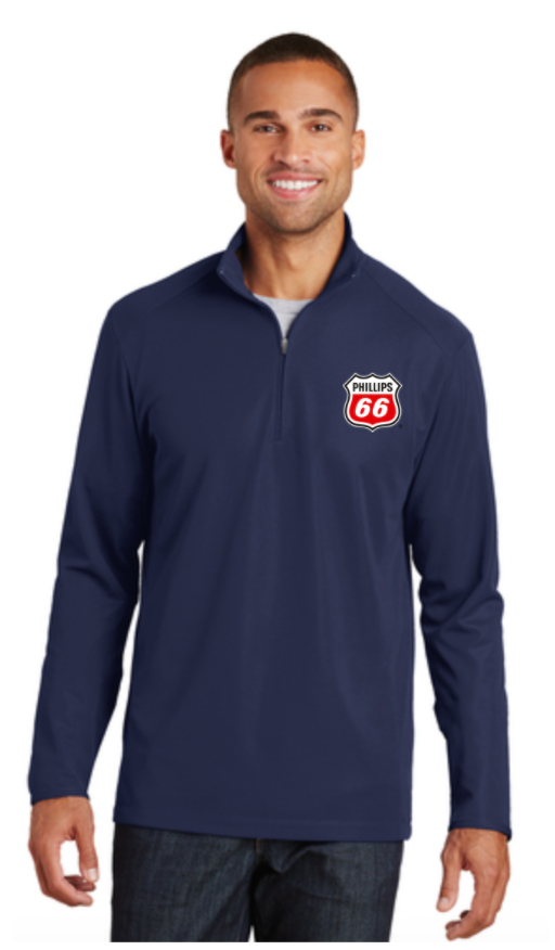 Phillips Dealer Pinpoint Mesh Quarter Zip