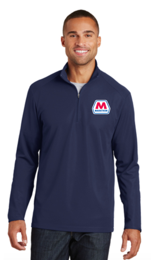 Marathon Dealer Pinpoint Mesh Quarter Zip