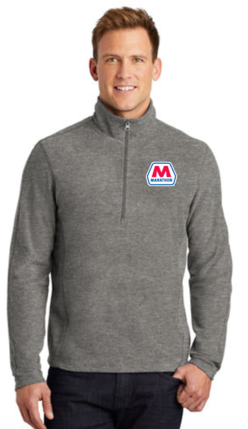 Marathon Dealer Heather Microfleece Quarter Zip Pullover