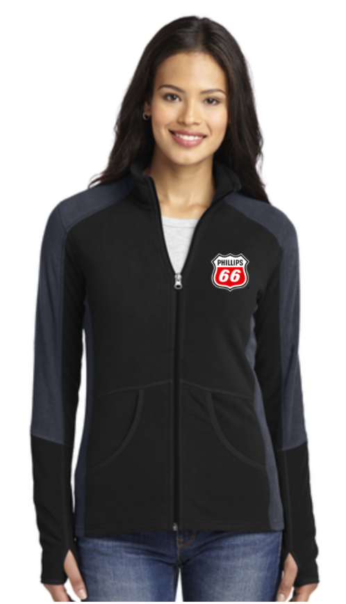 Phillips Dealer Ladies Colorblock Microfleece Jacket