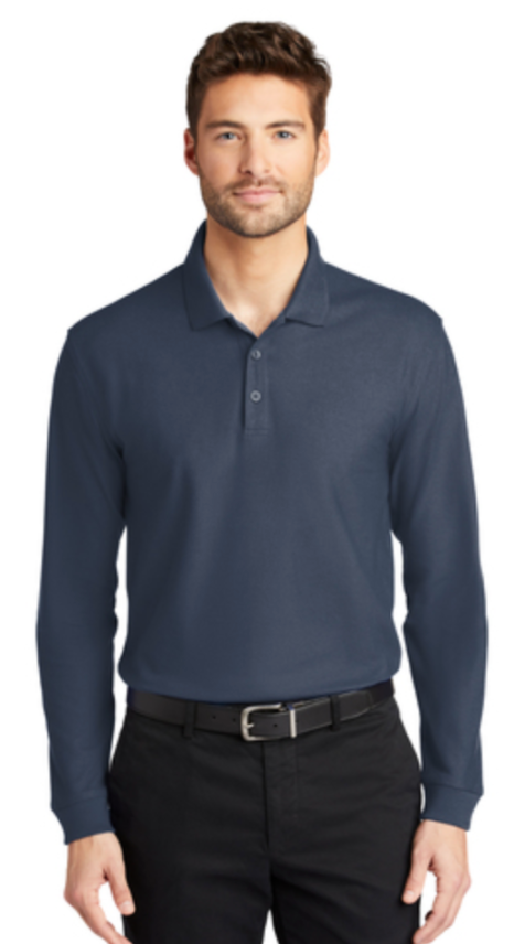 Dealer Classic Pique Long Sleeve Polo