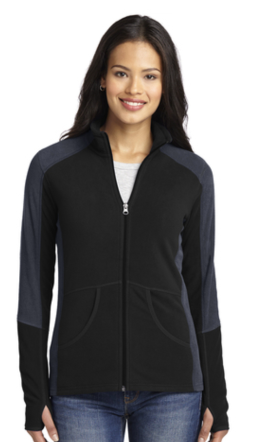 Dealer Ladies Colorblock Microfleece Jacket