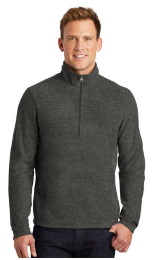 Dealer Heather Microfleece Quarter Zip Pullover