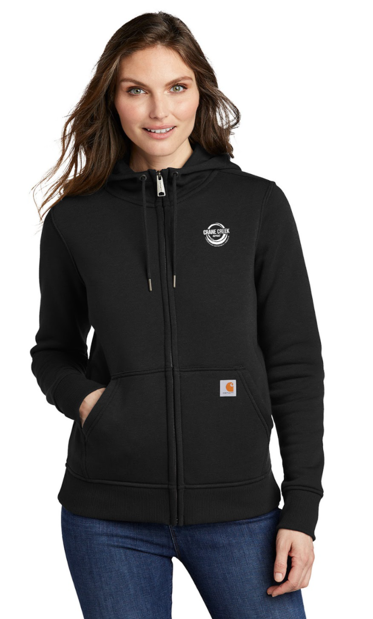 Crane Creek Asphalt Ladies Carhartt® Clarksburg Full-Zip Hoodie