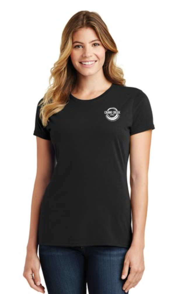 Crane Creek Asphalt Ladies T-Shirt