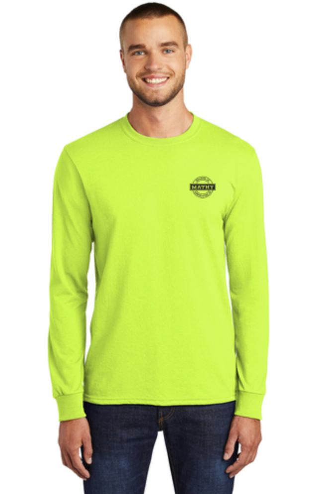 Mathy Construction Company Long Sleeve (PC55LS) (safety-JS67D-LC-B) (grey&black-JS68D-LC-YB)