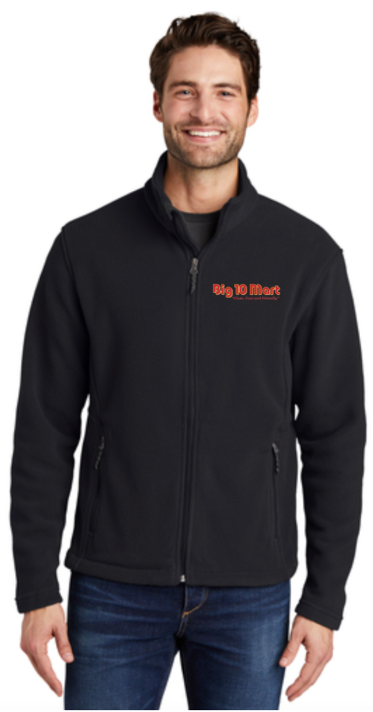 Big 10 Fleece Jacket- Multiple colors (F217) (HO04E-black) (HO80E-red)