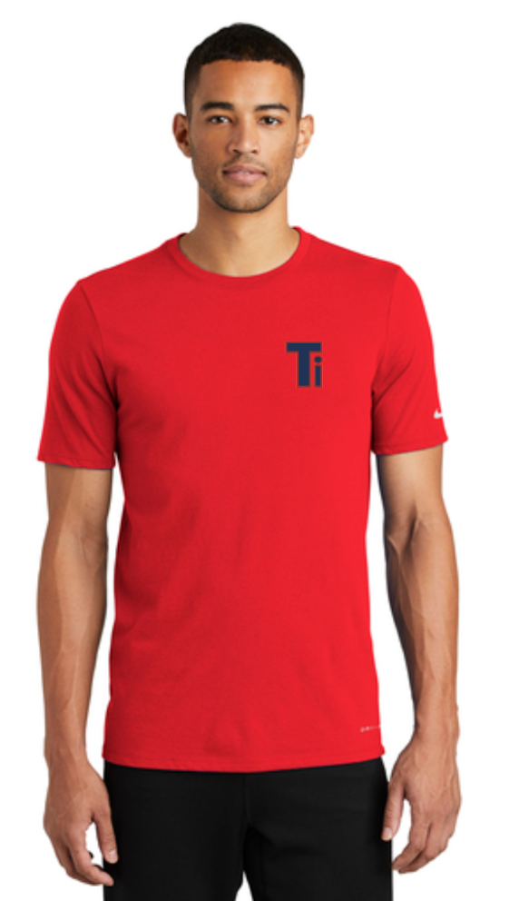Team Iowa Nike Dri-FIT Cotton/Poly Tee