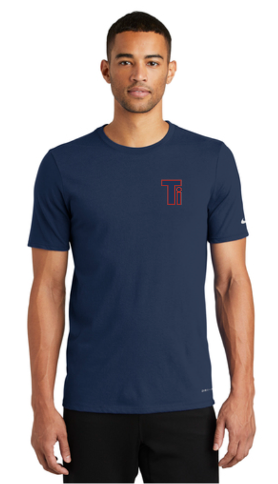 Team Iowa Nike Dri-FIT Cotton/Poly Tee