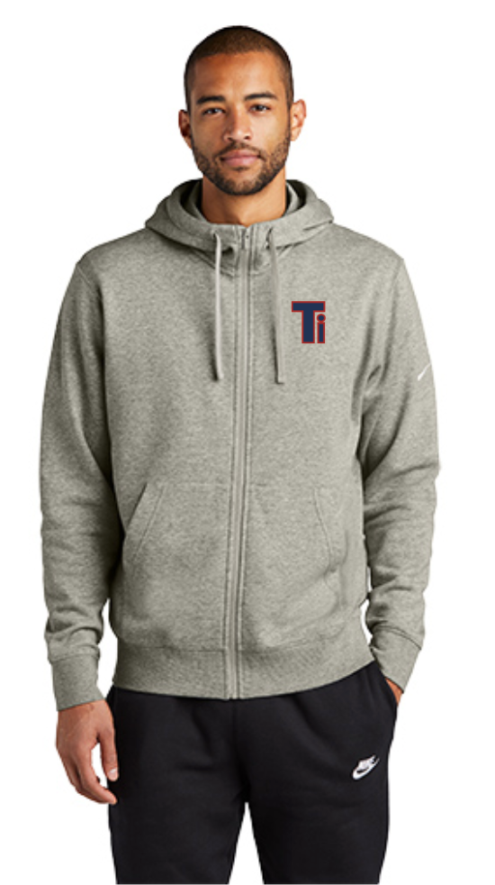 Nike club swoosh full zip online hoodie