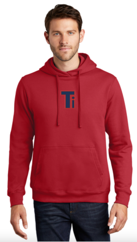 Team Iowa Port & Company® Fan Favorite™ Fleece Pullover Hooded Sweatshirt