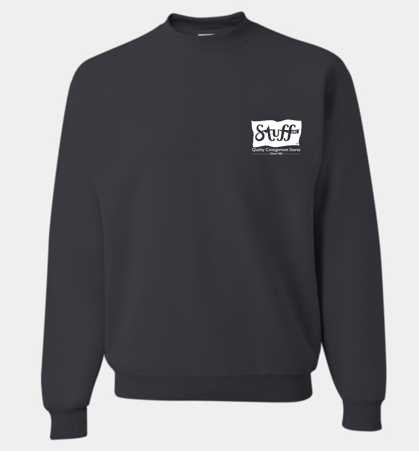 Stuff etc. SHIMMER INK Traditional Fleece Crewneck Sweatshirt-2 colors