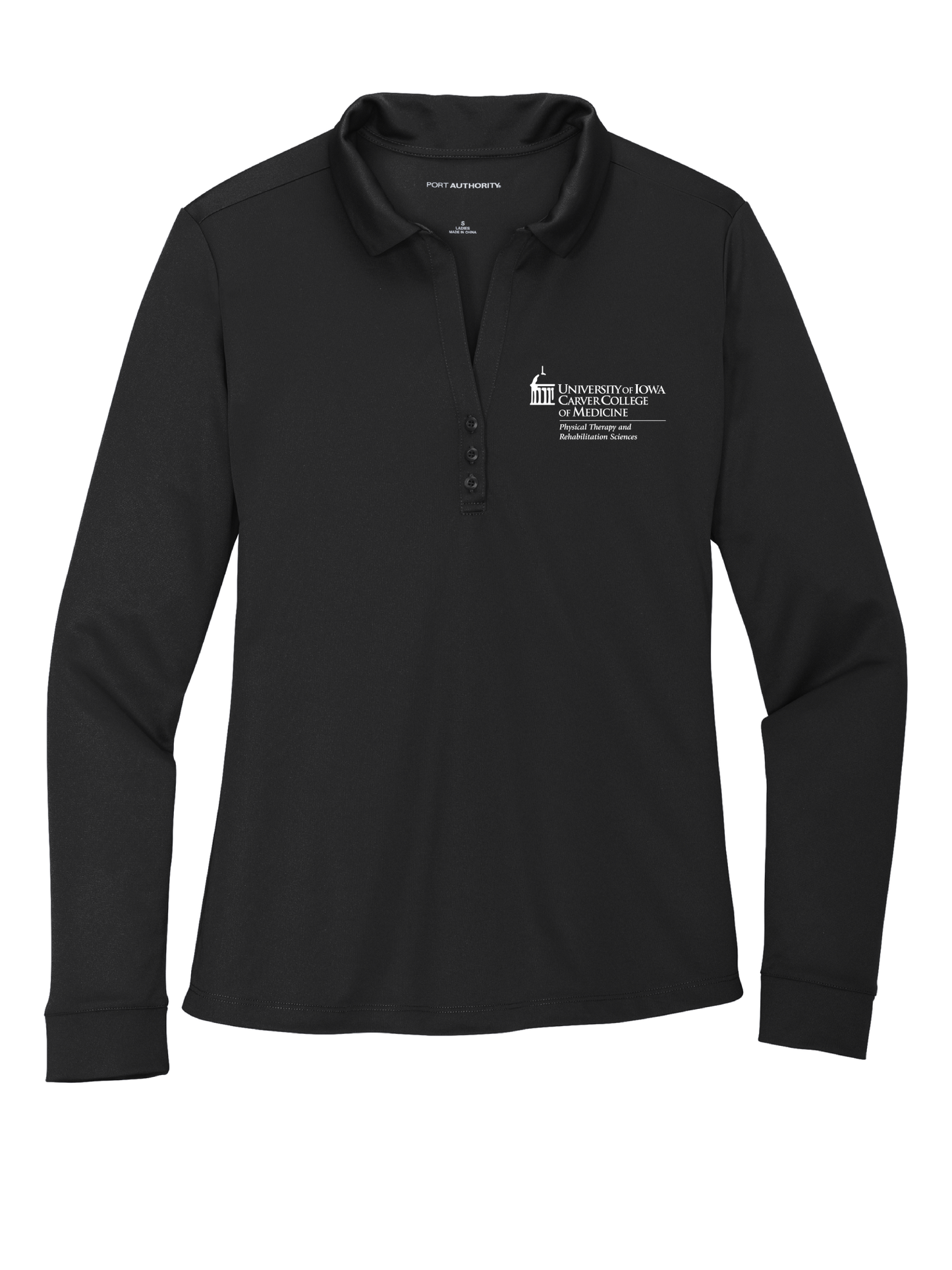 Iowa PT Ladies Long Sleeve Polo