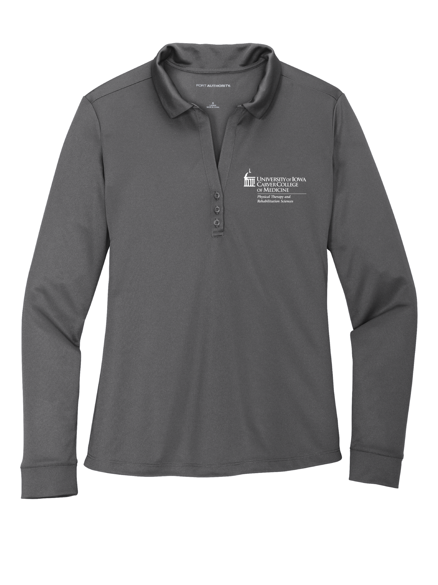 Iowa PT Ladies Long Sleeve Polo