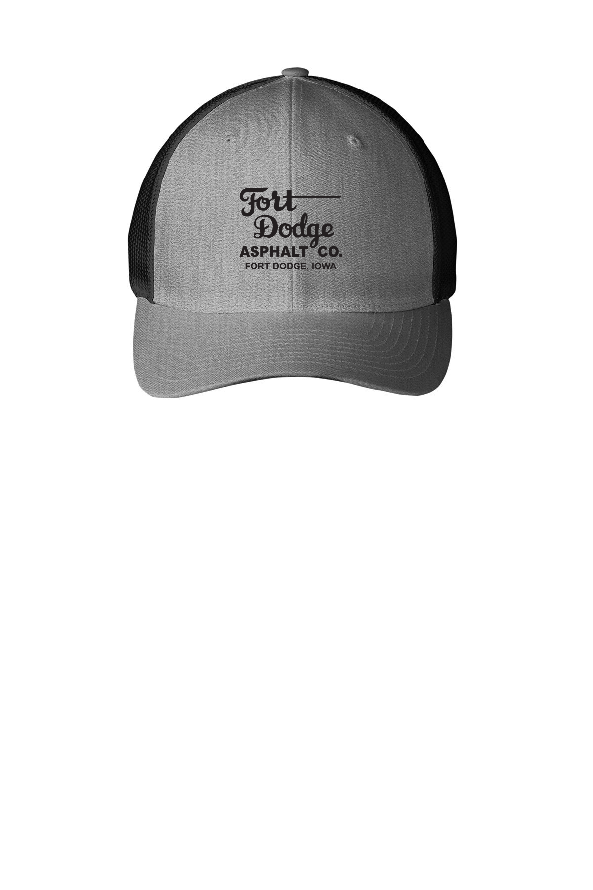Fort Dodge Asphalt Flexfit Mesh Back Cap