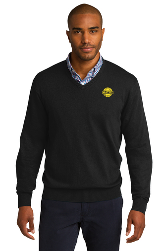 Mathy Construction Company V-Neck Sweater (SW285)(JS115E-LC-YB)