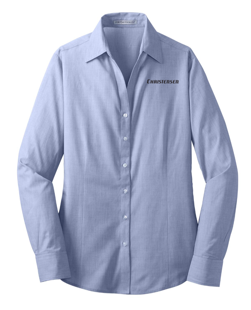 Port Authority® Ladies Crosshatch Easy Care Shirt