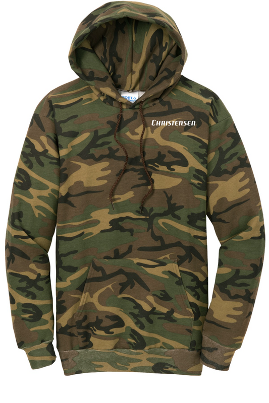 Port & Company® Core Fleece Camo Pullover Hooded Sweatshirt