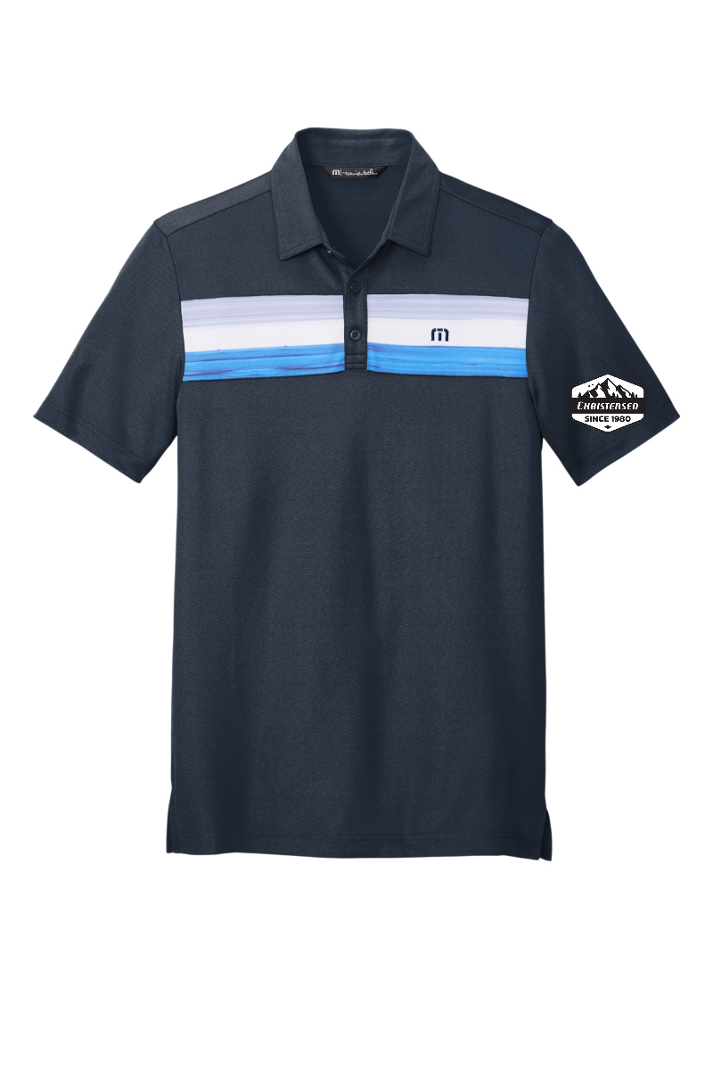 TravisMathew Cabana Chest Stripe Polo.