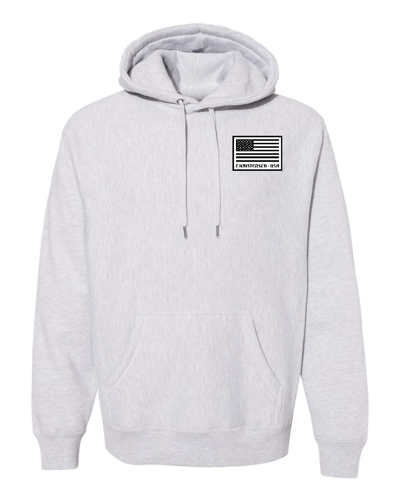 Premium Heavyweight Cross-Grain Hooded Sweatshirt