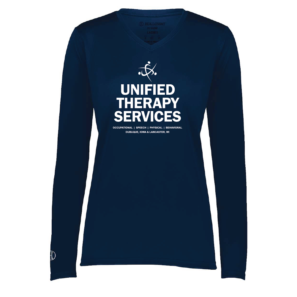 Unified Therapy Holloway Dri-Fit Long Sleeved Ladies Full Logo