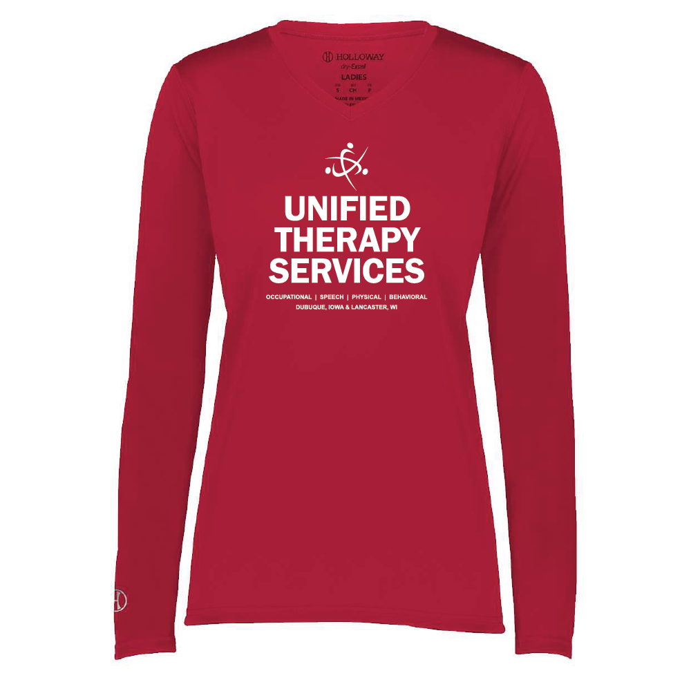 Unified Therapy Holloway Dri-Fit Long Sleeved Ladies Full Logo