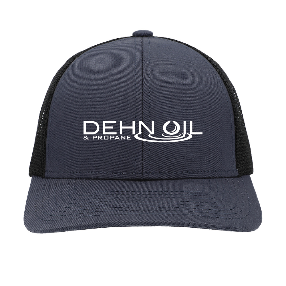 Dehn Oil Company Trucker Cap Front Embroidery