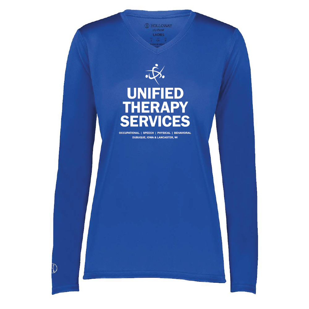 Unified Therapy Holloway Dri-Fit Long Sleeved Ladies Full Logo