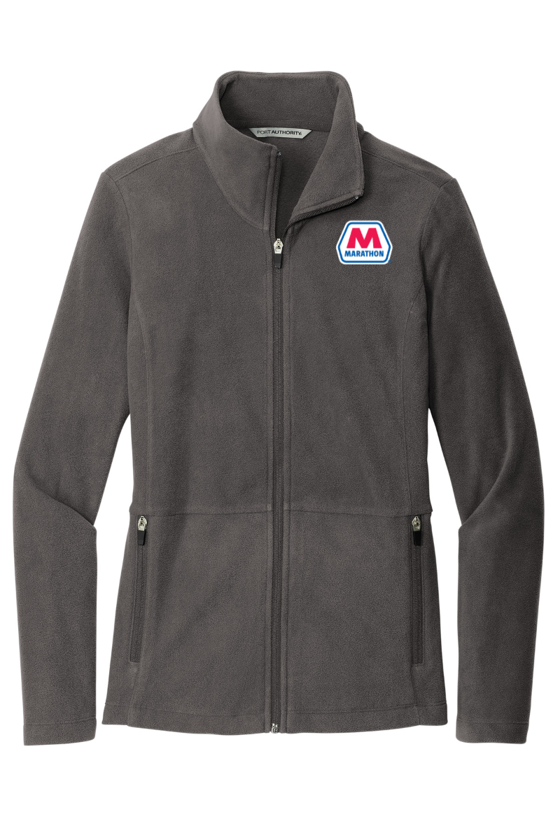 Grey Port Authority® Ladies Accord Microfleece Jacket