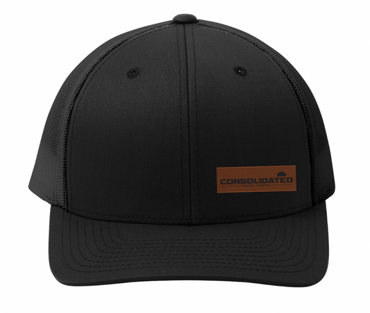 Consolidated Energy Leather Patch Hat