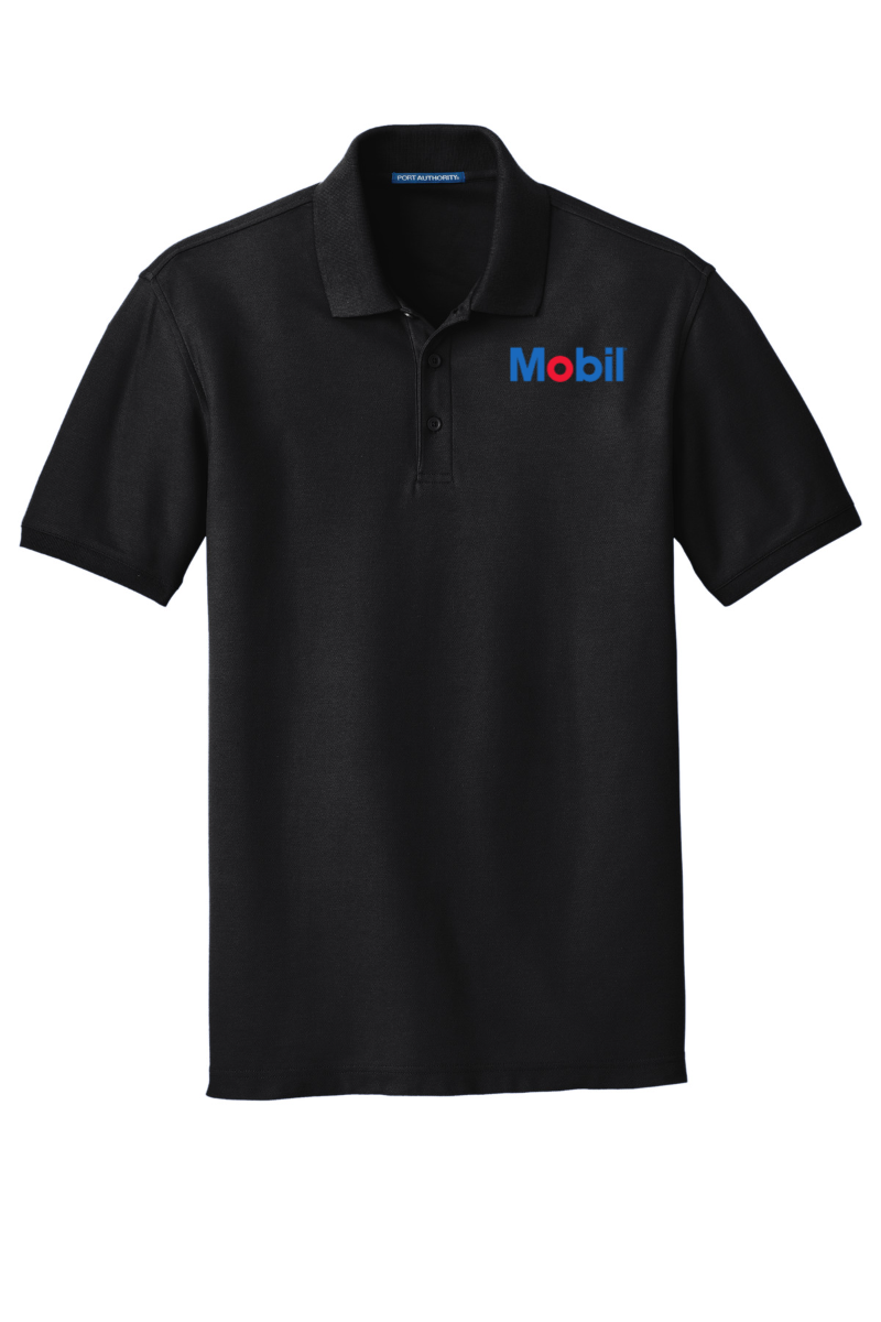 Black Port Authority® Core Classic Pique Polo