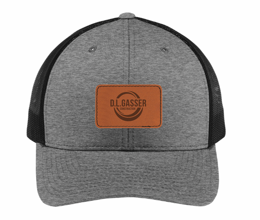 D.L. Gasser Leather Patch Hat