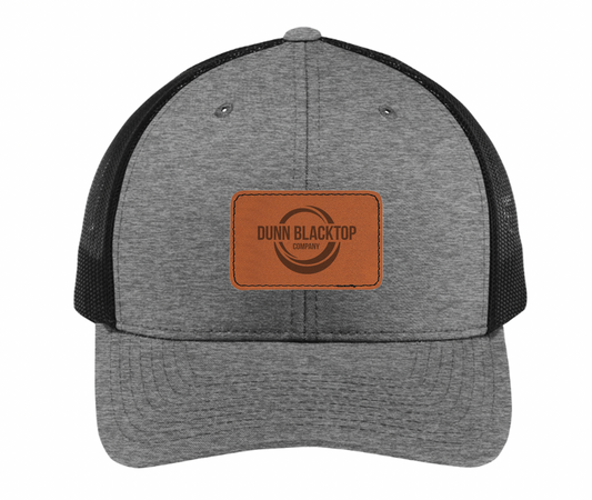 Dunn Blacktop Leather Patch Hat